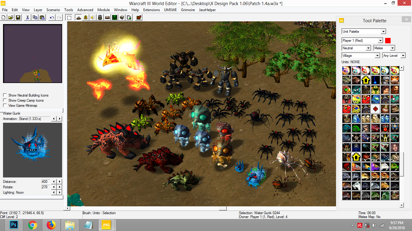 "New Creeps & Mercenaries" - (Creep Test Work in Progress)