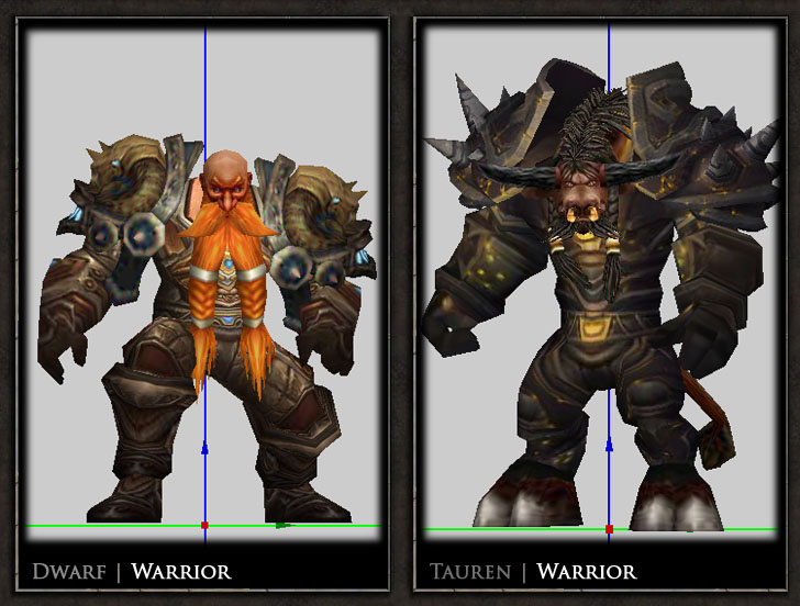 New Current Outfit for Dwarf and Tauren Warrior
