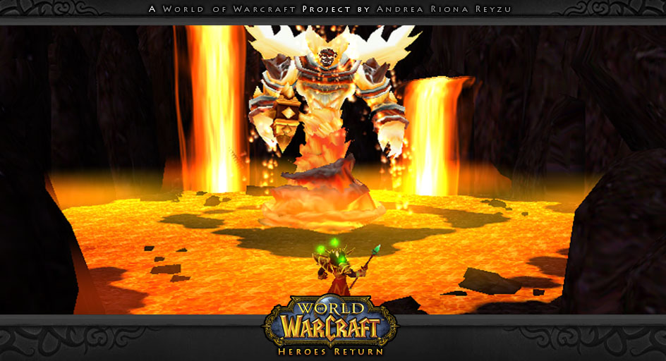 New Dungeon: Molten Core with it's iconic BOSS Ragnaros