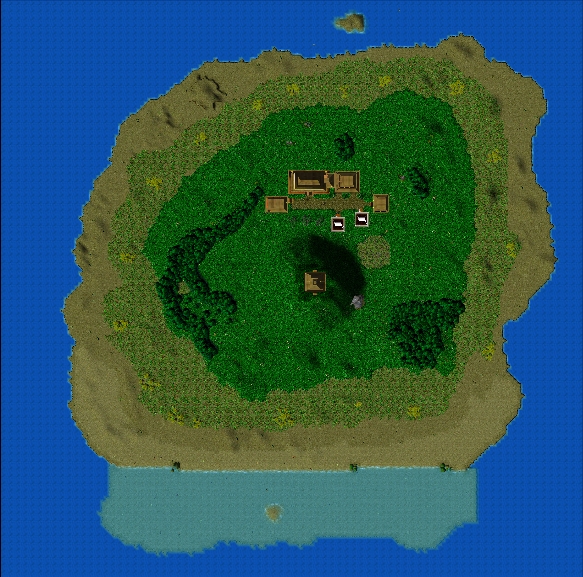 (New Upload: 09/09/10. Fixes: I have re-shaped the terrain with some small cliffs. I know it doesn't look good, but anyways...)
The entire view now.