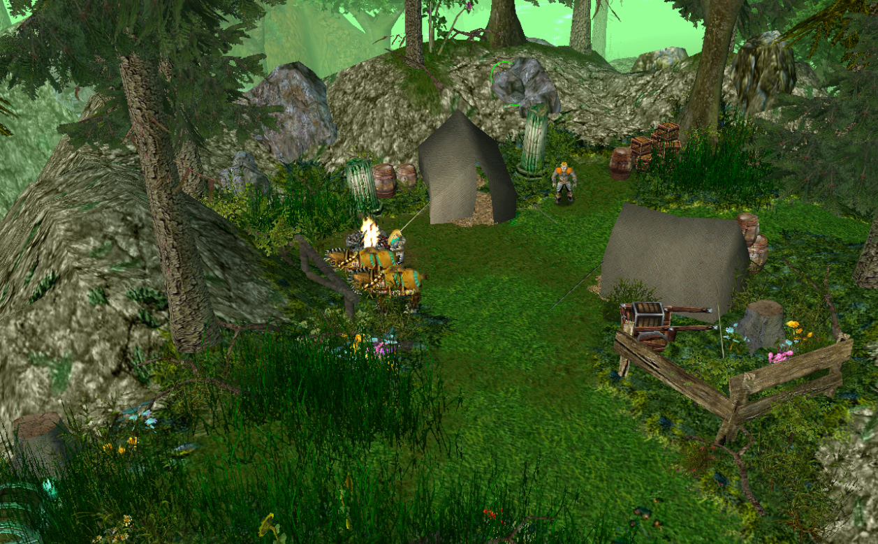 Newer version of the Merchant Camp where you get some quests