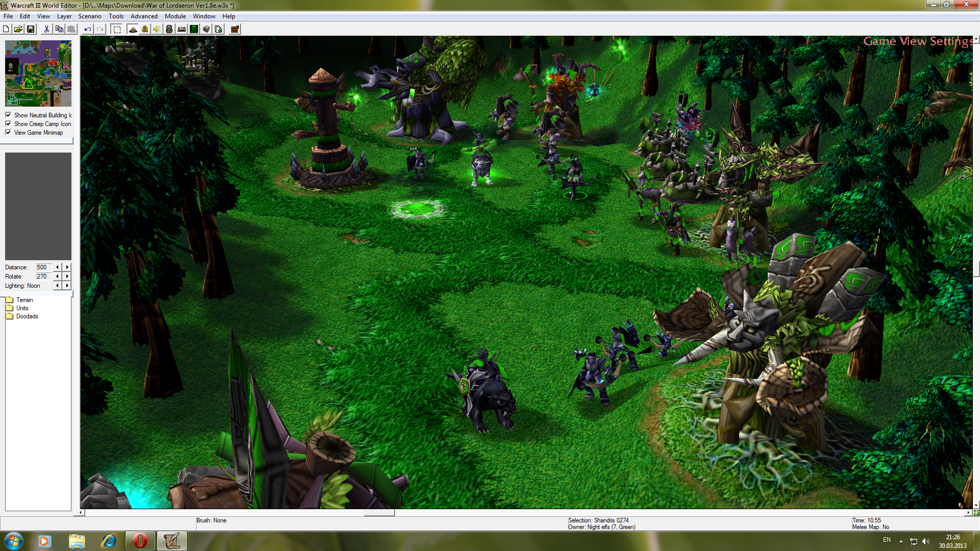 Night elf Base