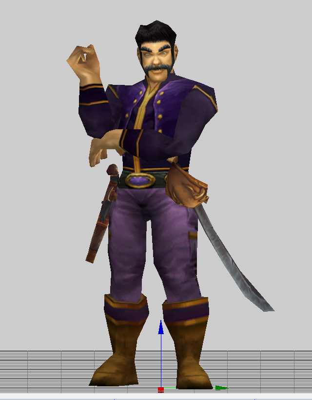 Nobleman Intelligent pose