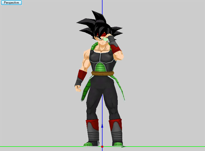 Normal Bardock WIP.