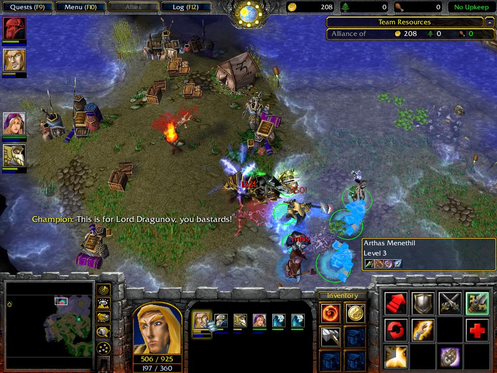 North East Brill, as it appears, during the Scourge of Lordaeron and as it was when it was under attack by the Bloodhill Remnants. The Bloodhill took