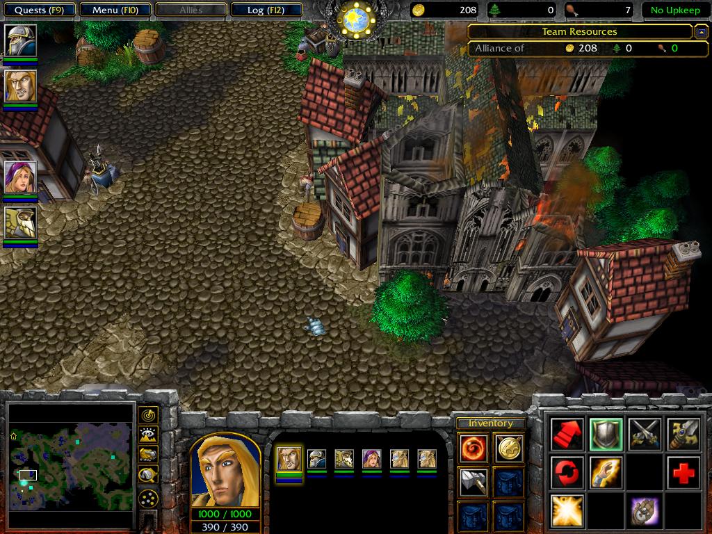 North West Brill, as it appears, during the Scourge of Lordaeron and as it was when it was under attack by the Undead Scourge.

Note: The New Terrai