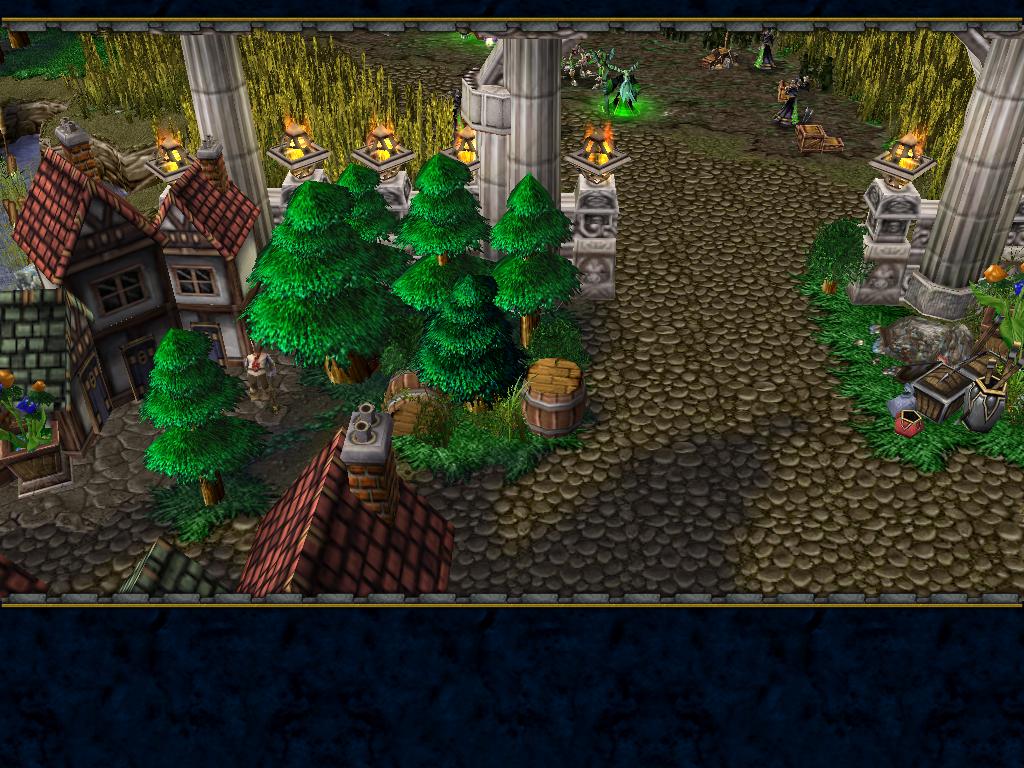 North West Brill, as it appears, during the Scourge of Lordaeron and as it was when it was under attack by the Undead Scourge.

Note: The New Terrai