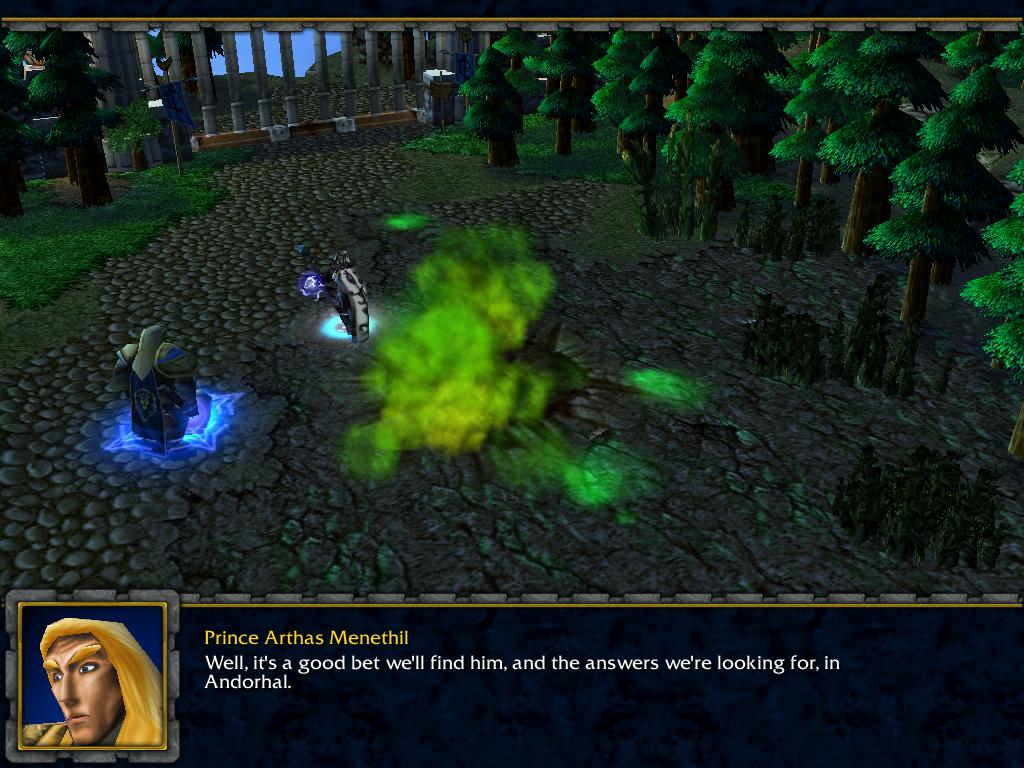 North West Brill, as it appears, during the Scourge of Lordaeron and as it was when it was under attack by the Undead Scourge.

Note: The New Terrai