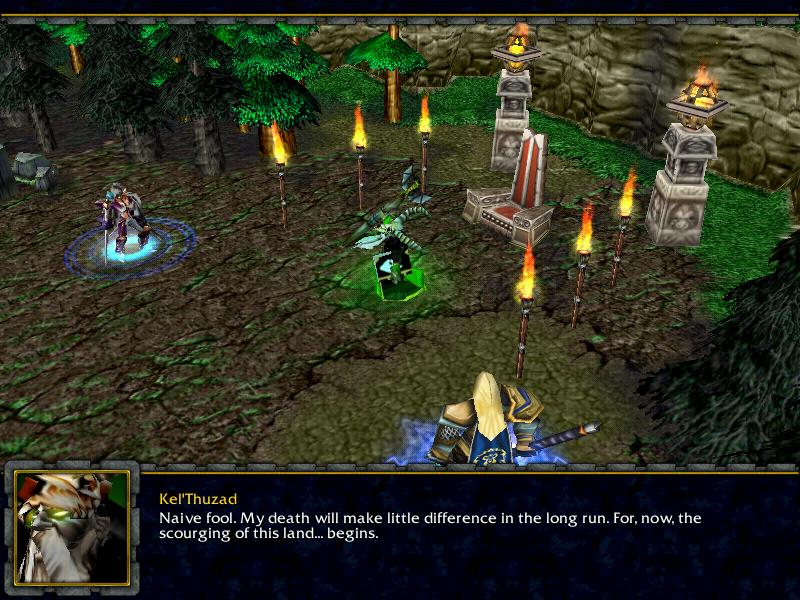 Notice the new units, models, and skins. Also, Kel'Thuzad's death scene.