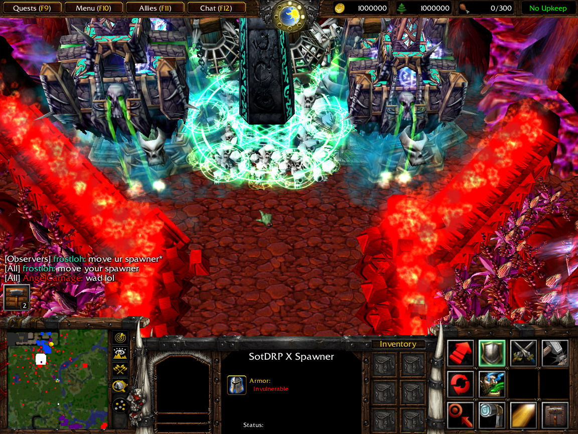 Oblivion, the Nexus. The two black citadels have a different size due to a careless mistake of mine :(