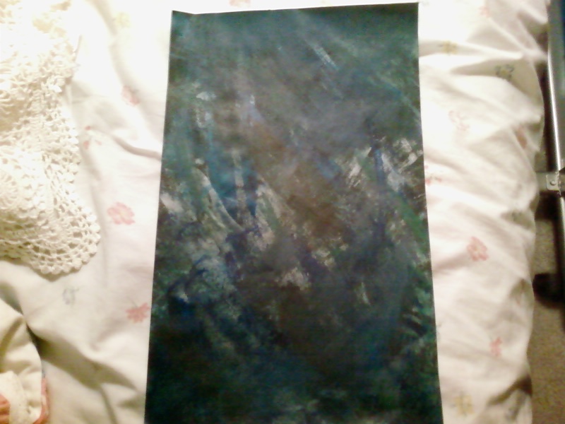 "Obscure" Done in acrylic.