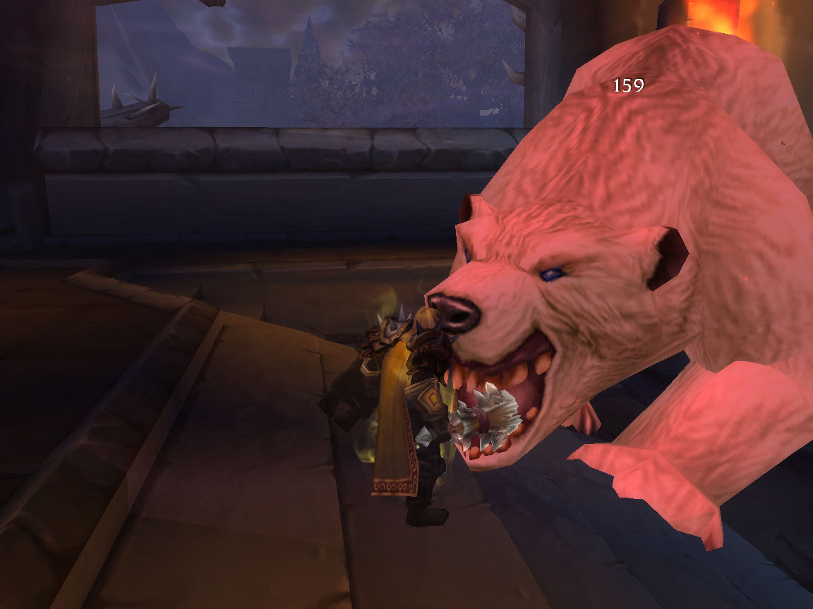 OH YOU WANT A PIECE OF ME BEAR?