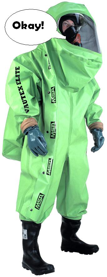 Okay, just let me put my suit on