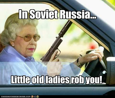 old ladies rob you