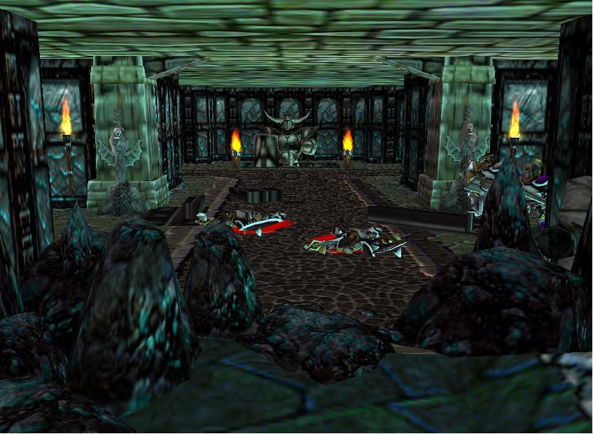 On the way back from the expetion of the now cleared right tunnel, Todor and Mark stumble on the grusome site.
Mark: Alexander... What happened here