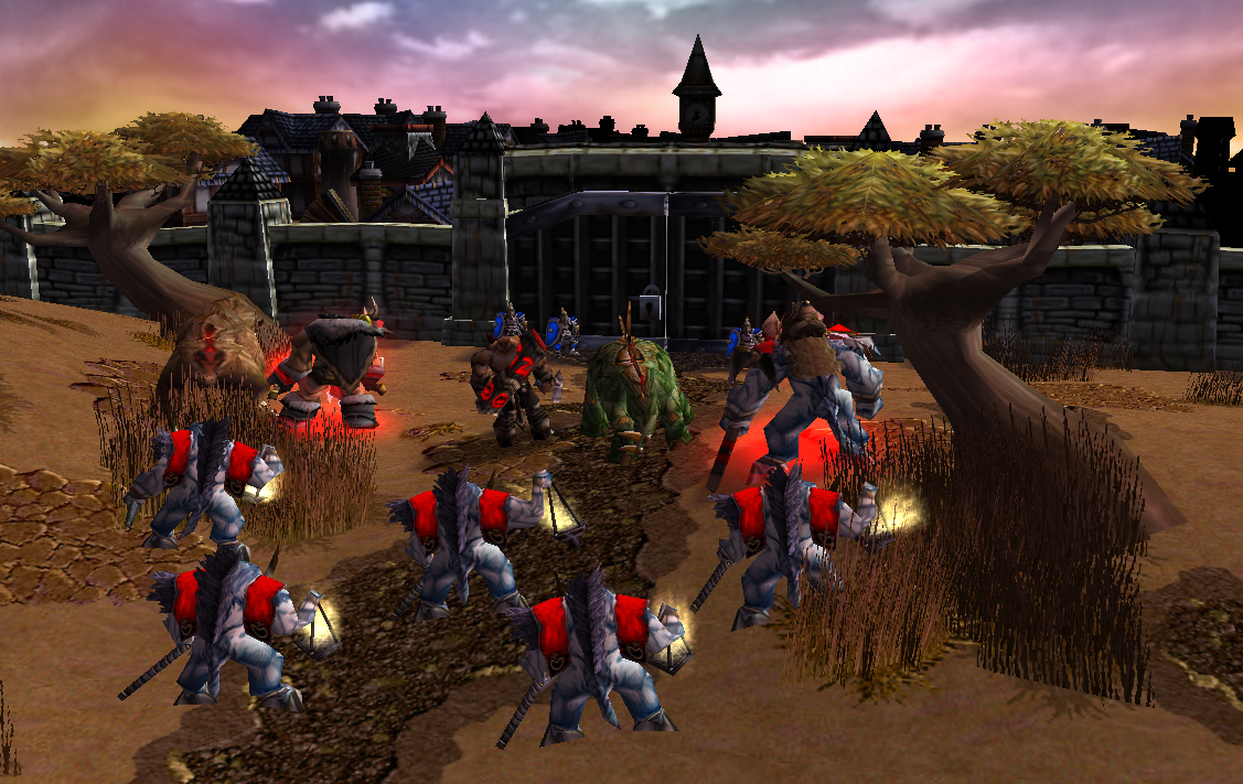 On their journey into central Kalimdor, Hamuul Runetotem, Rexxar, Misha and Baine Bloodhoof passed the new human town known as Peripheria, a small mer