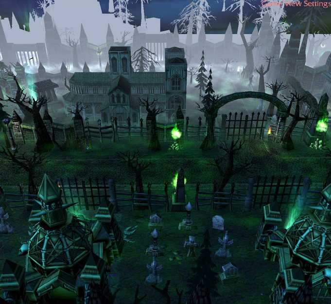 Once it was a great city, but after its destruction by the Chaos Legion, it was rebuilt as a war monument and cemetery. Now it is reigned by the Lich-
