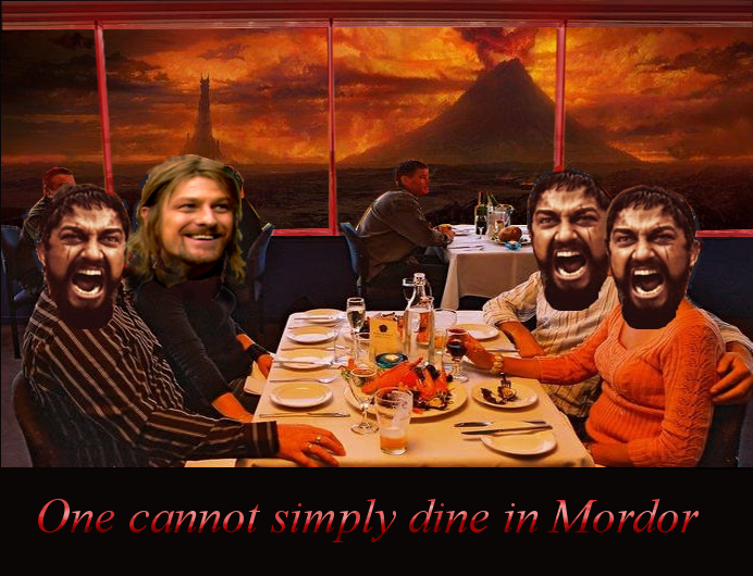 One cannot simply dine in Mordor