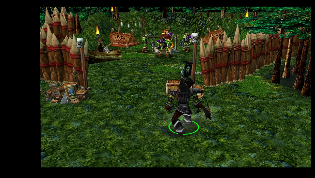 One day after the incident,Khaled finnaly arrived at Ashenvale.
-Looks like I found some of those orcs that people were talking of,I see that this is