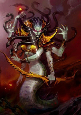One of the lieutenants of Queen Azshara...Lady Vashj