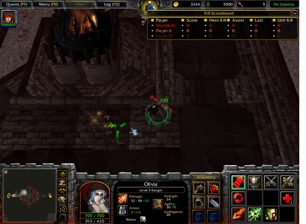 One of the screenshot of my on-going project "Chaos Arena"