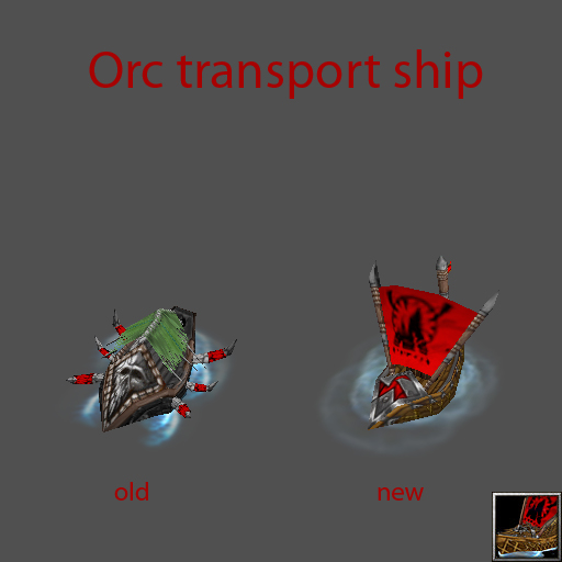 Orc transport ship with Blackrock sail