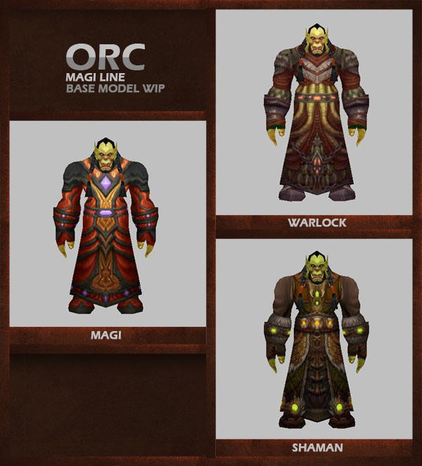Orcish Horde - Magi Class Line (WIP)