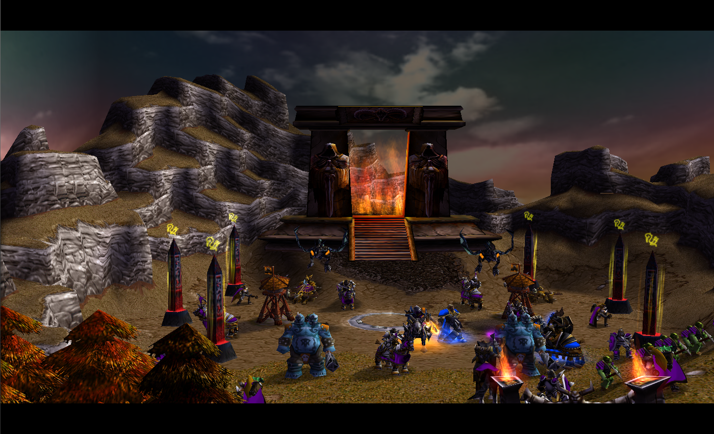 Orcs defend the Dark Portal