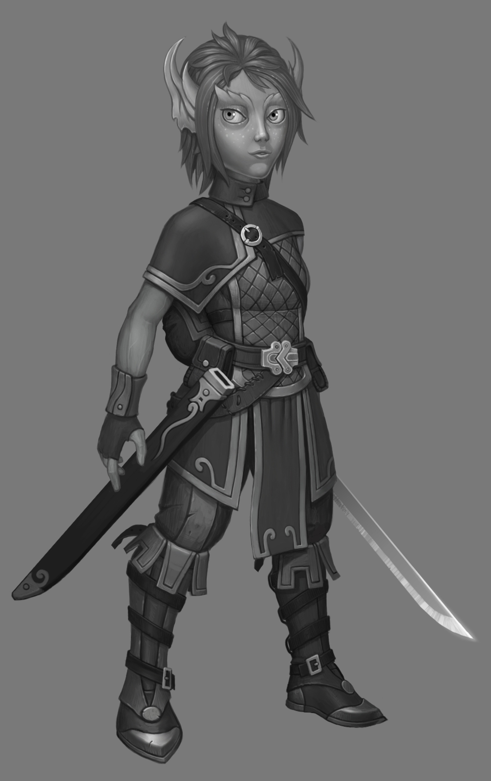 Original Character I have made to practice values.
