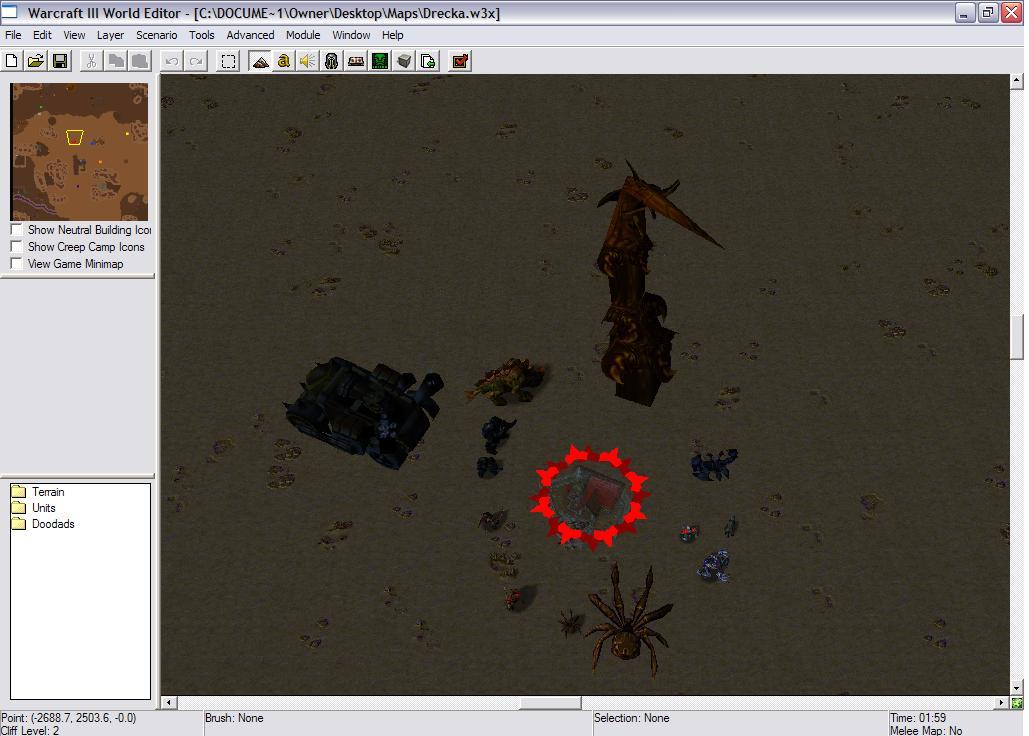 Original Screen of "Every" Unit. About 20 more were added Later on.