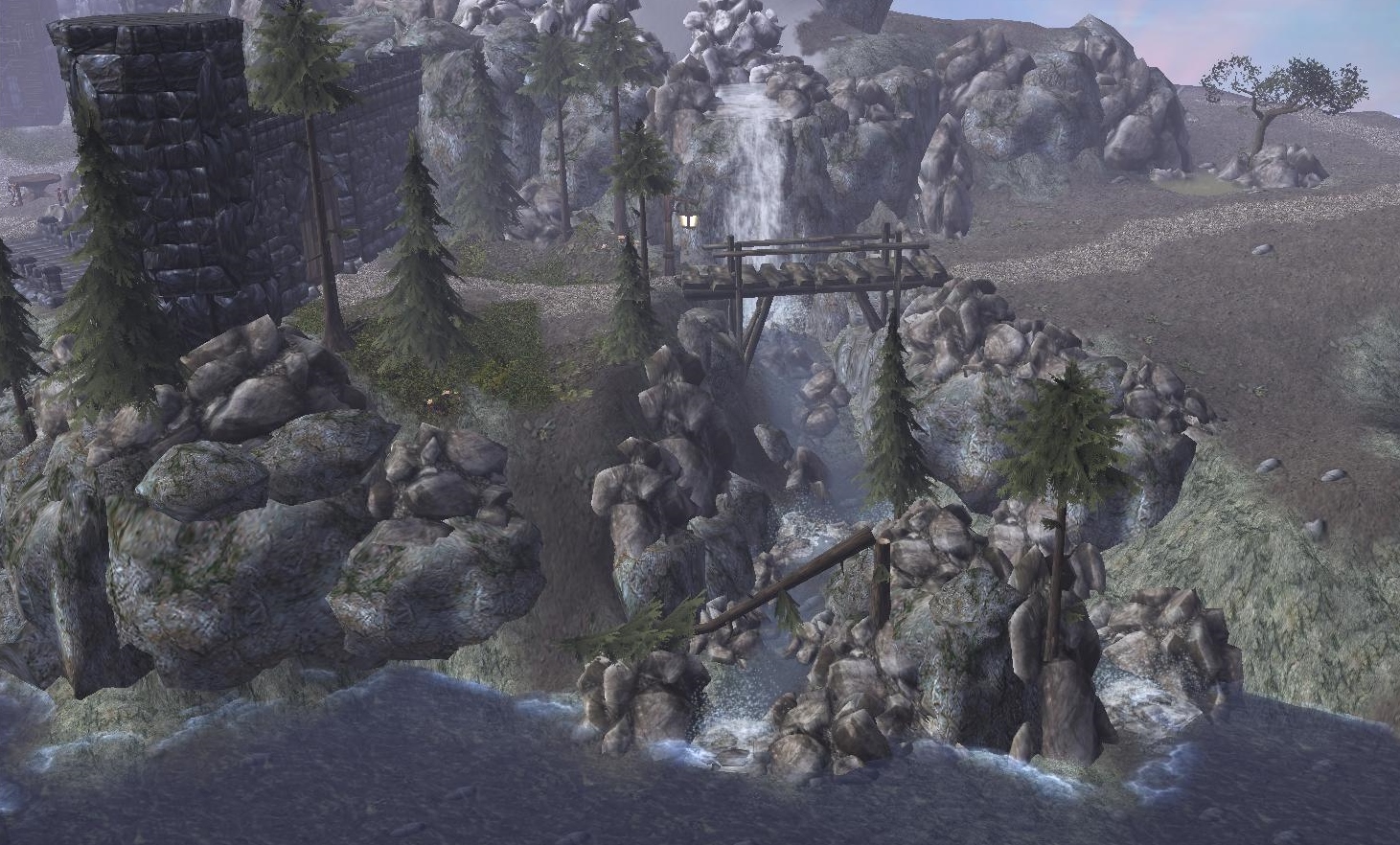 Outskirts of the first Town.