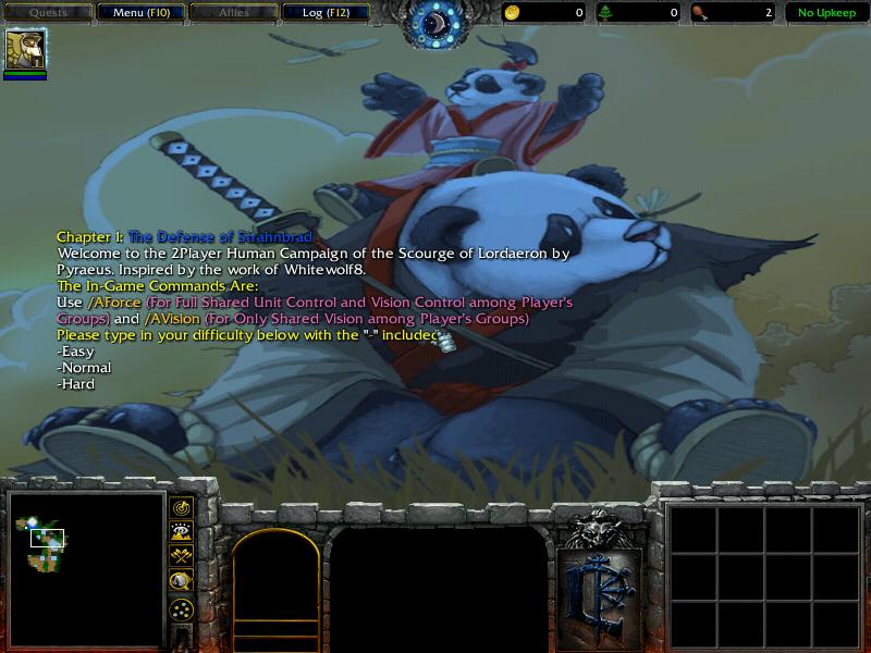Over the months. I have improved my choosing difficulty system. Today, unlike the previous one which you can see from the Exodus of the Horde picture,