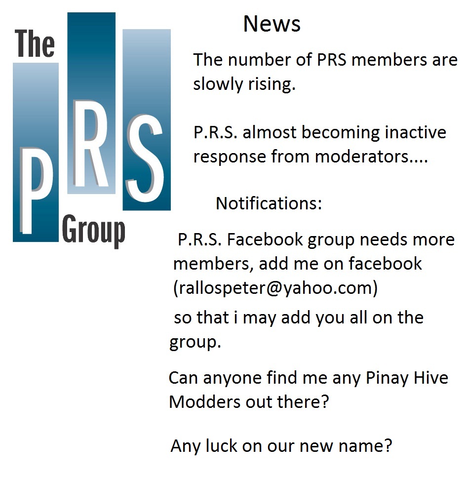 P.R.S. Notification Monthly

Comments here: