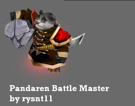 Pandaren Battle Master
The battle master of all pandarens