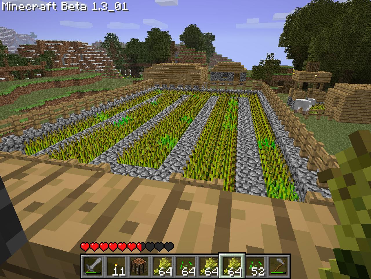 part of my village. the farm :D