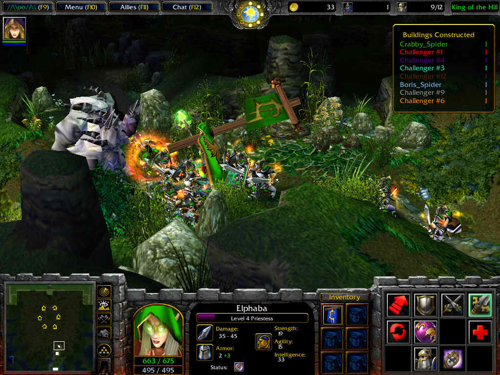 [Part1] Creeps in Round 1 often block your path entirely, creating chokepoints.