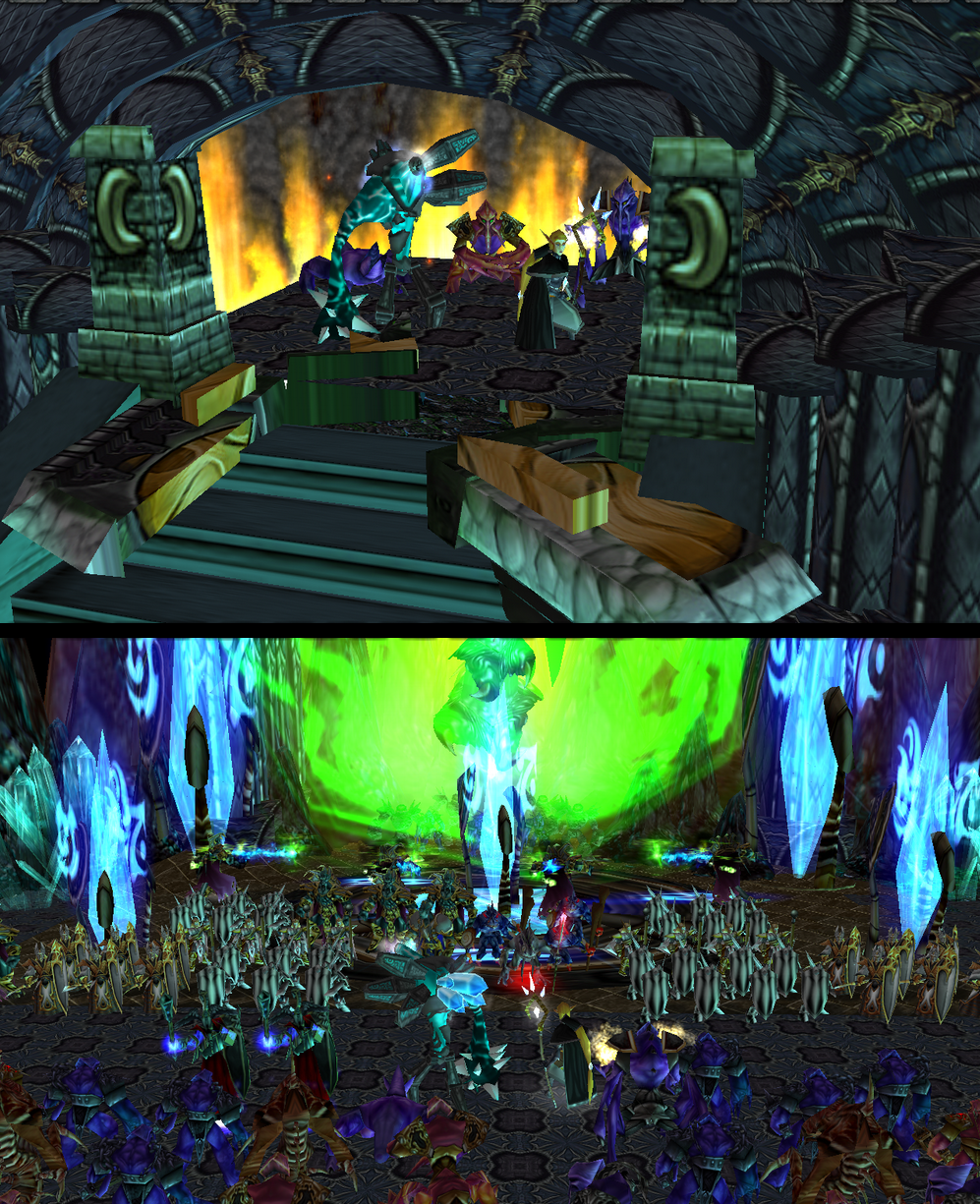 "Path to the darkness"

After passing countless chambers and traps the Chaos forces finally reached the goal. The dark prison of Elder God of Dreano