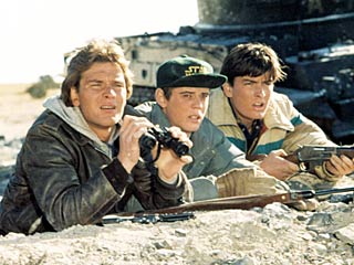 Patrick Swayze, Charlie Sheen, and some guy that dies.