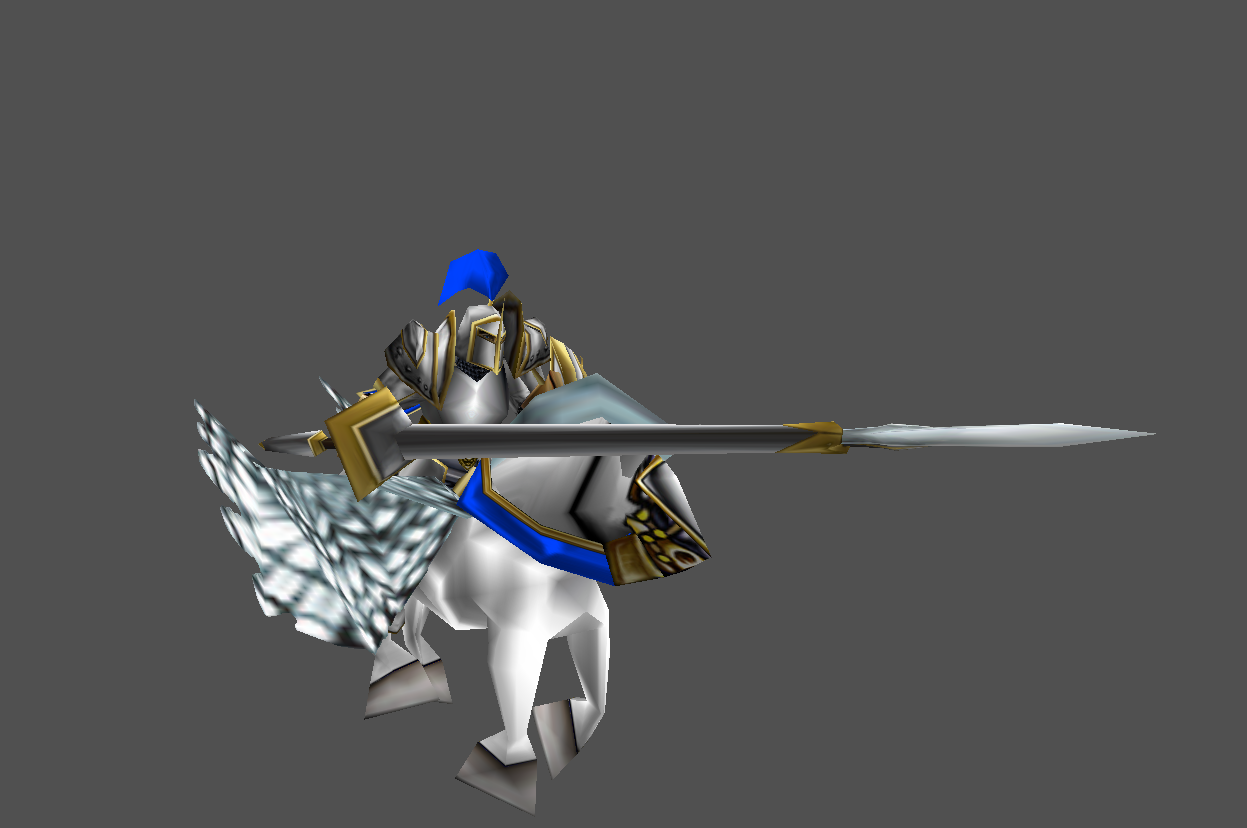 Pegasus Knight on Ground