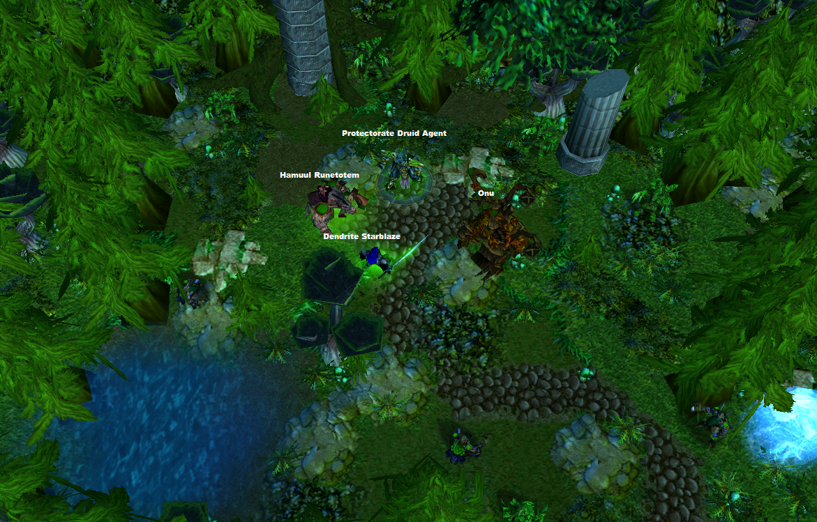 Peo... Oh forgot - strange, I almost forgot who I am. It must  be the Weed Fog! Anyways, Gemcutter Hurley's here with a report from the Druid-district
