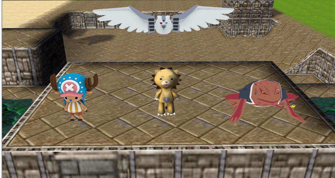 Pets (Chopper, Kon, Gamabunta and Mukuro's Owl)