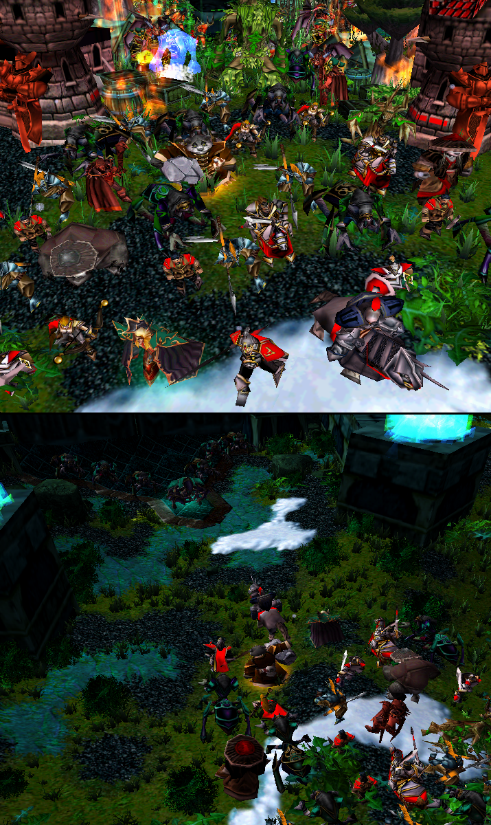 Pic 1:
Caleb Alnria ordered a retreat to Argost-Ner'al and all the Protectorate defenders left the lost war camp.

Pic 2:
Caleb Alnria led the Pro