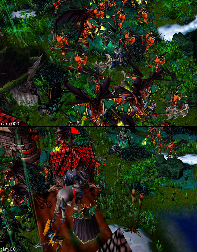 Pic 1:
Captain Loken fearlessly made his way through a lot of Demons, even though his king told him not to, but he did this to save his king, to save