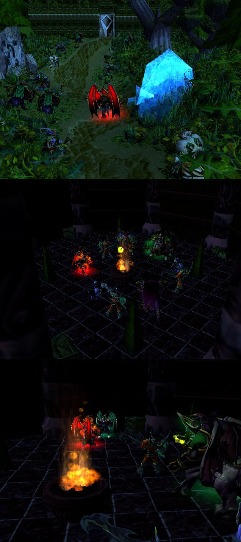 Pic 1:

In Mac'aree, outside the Demon's meeting hall. It looked strange, not demonic at all with huge pink flowers painted on the wall, and a lot o