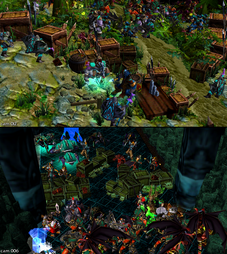 Pic 1:
Meanwhile in the Protectorate Headquarters, the northern entrance, the one guarded by Dragram and Hamuul Runetotem, have fallen after Ned'eali