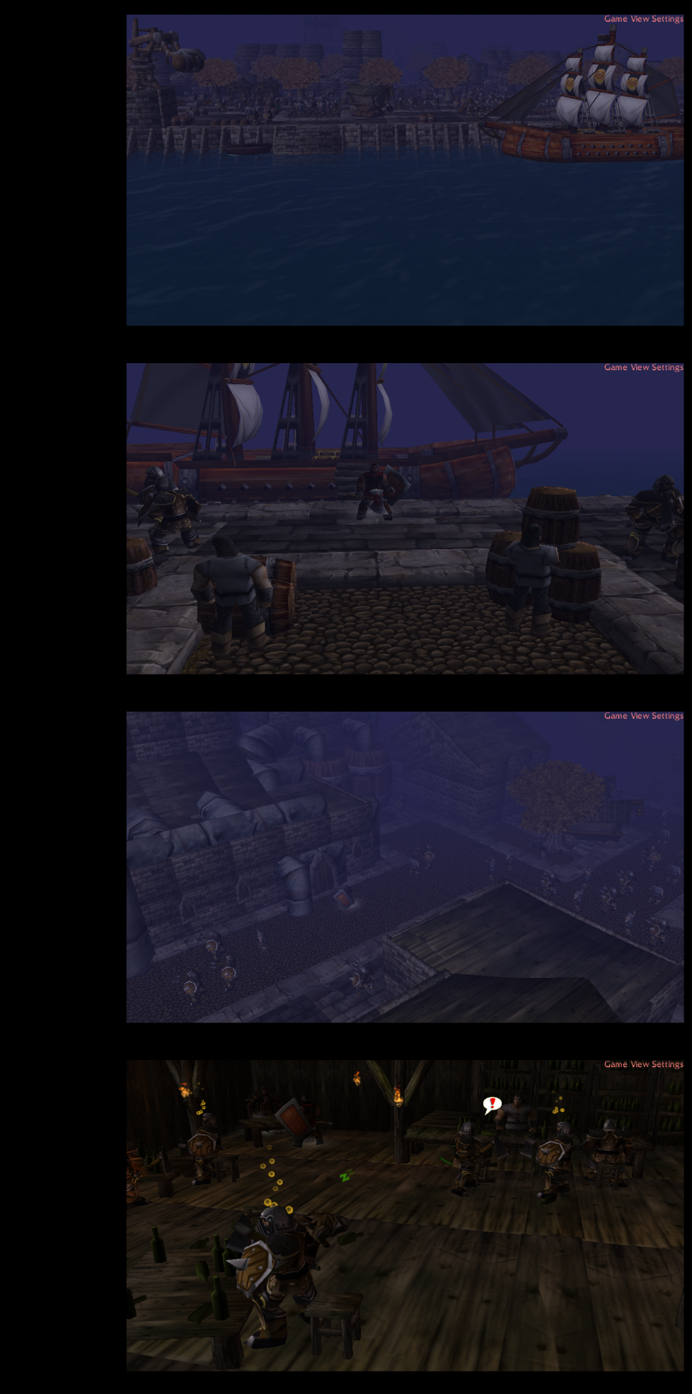 Picture 1 - As the mighty trade vessel docks into the Port Distract D also know as the "Amber Slums" the festivities are now turning into quiet cheers