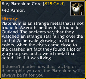 Platenium Core