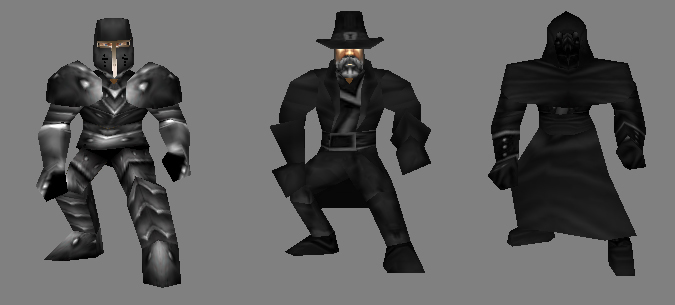 Player models for WarDoom