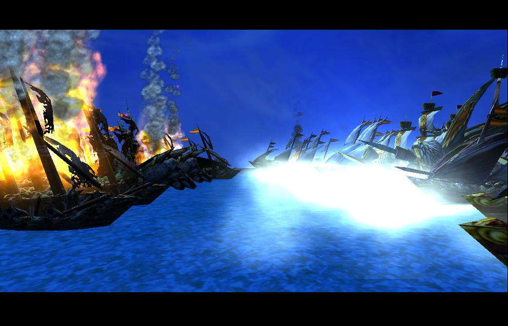 Plunder Isles
Today the brotherhood armada that was heading towards Azeroth has been attacked by a Bloodsail Buccaneers armada at the same time. 
Th