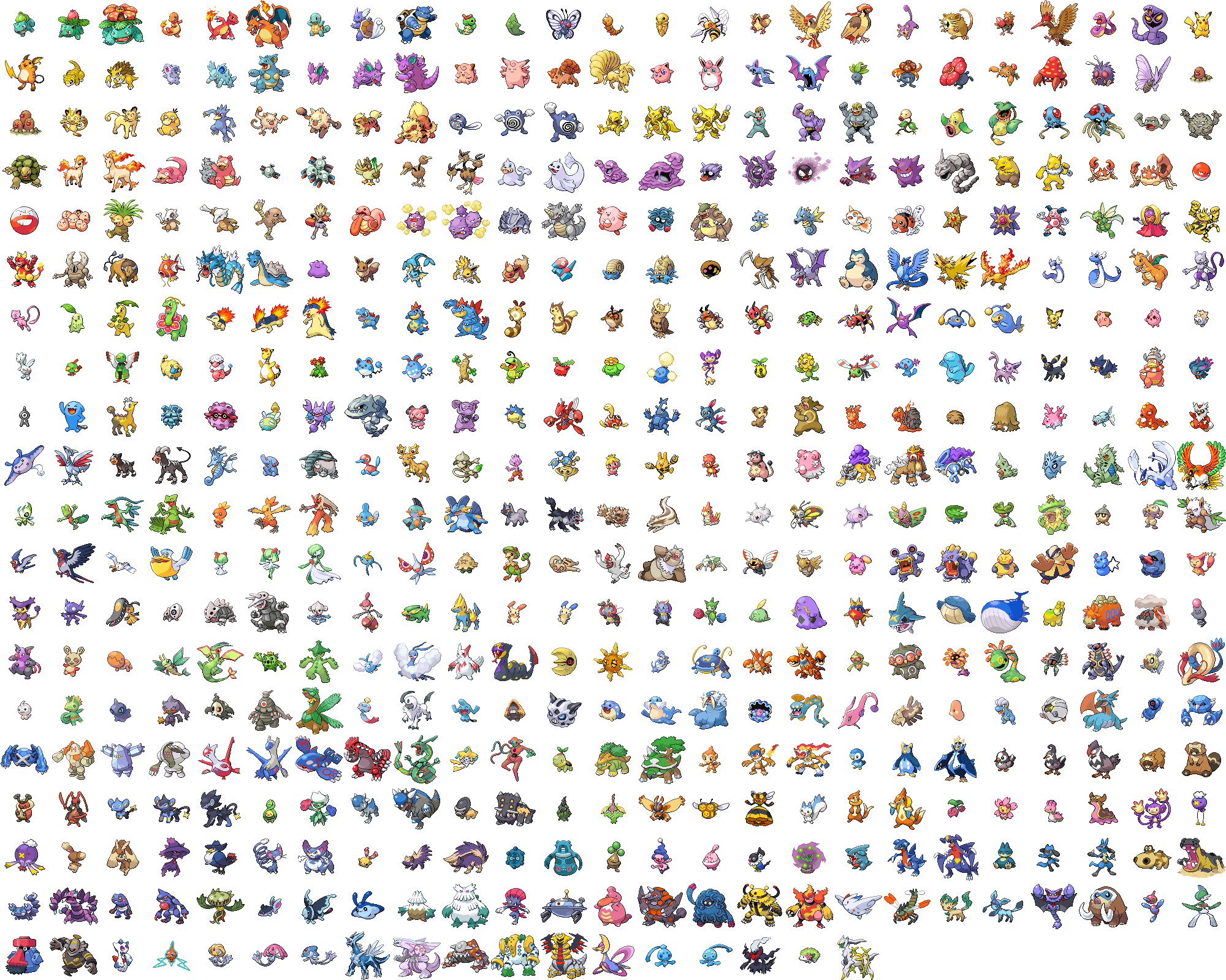 PokemonSprites
This is where i get all my Pokemon Sprites from! So this is for you if you wanna try it too!